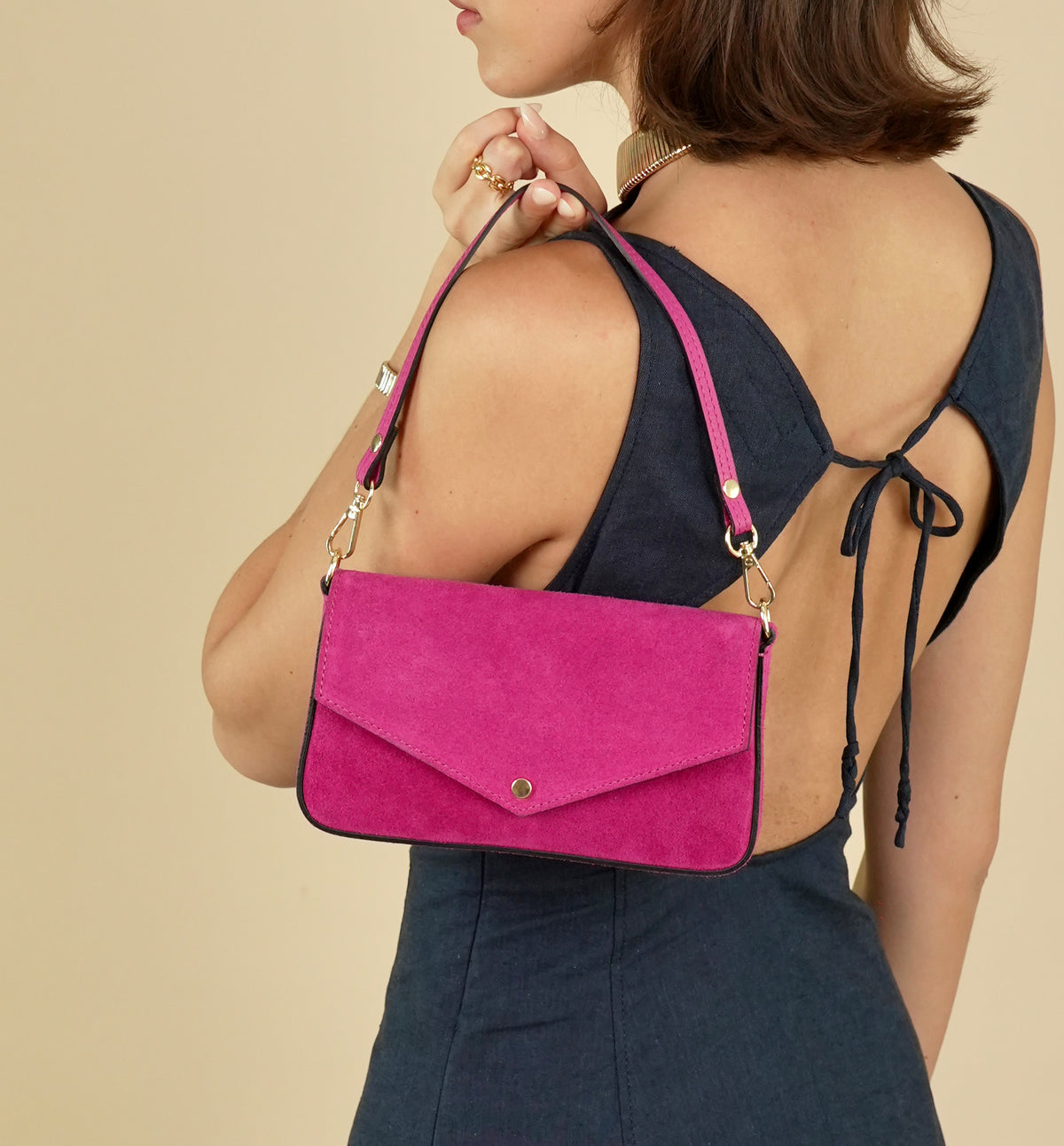 The Munro Suede Shoulder Bag