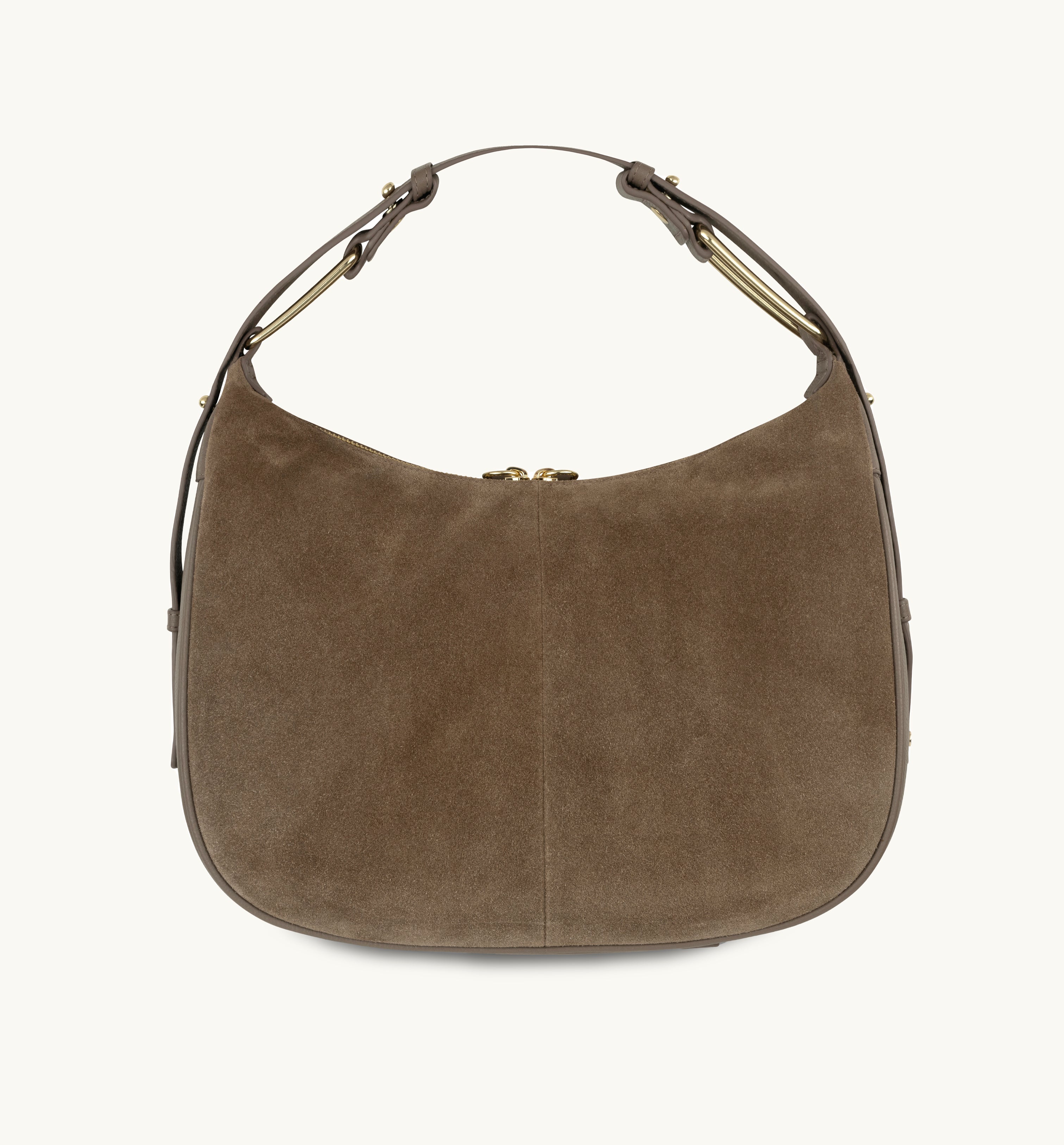 The Charlie Mushroom Suede Bag