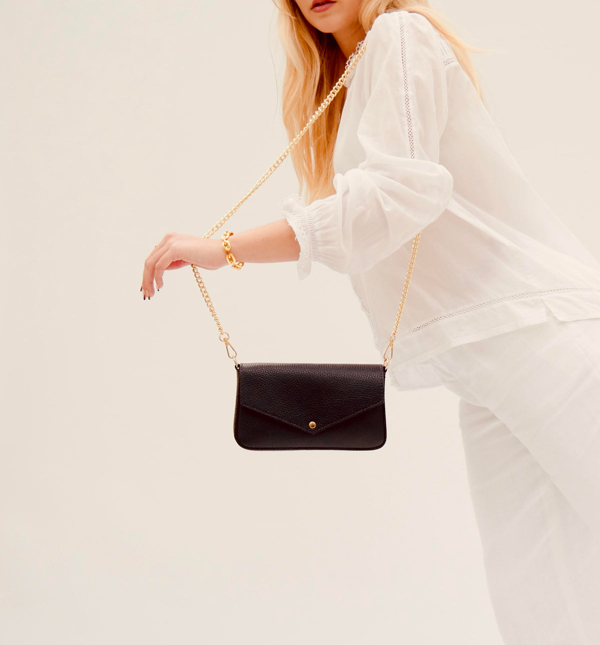 The Munro Leather Shoulder Bag
