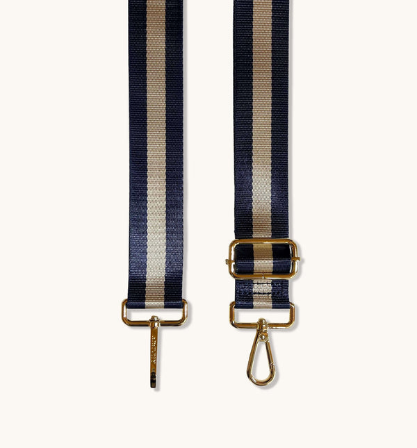 Apatchy Navy and Gold Stripe Strap