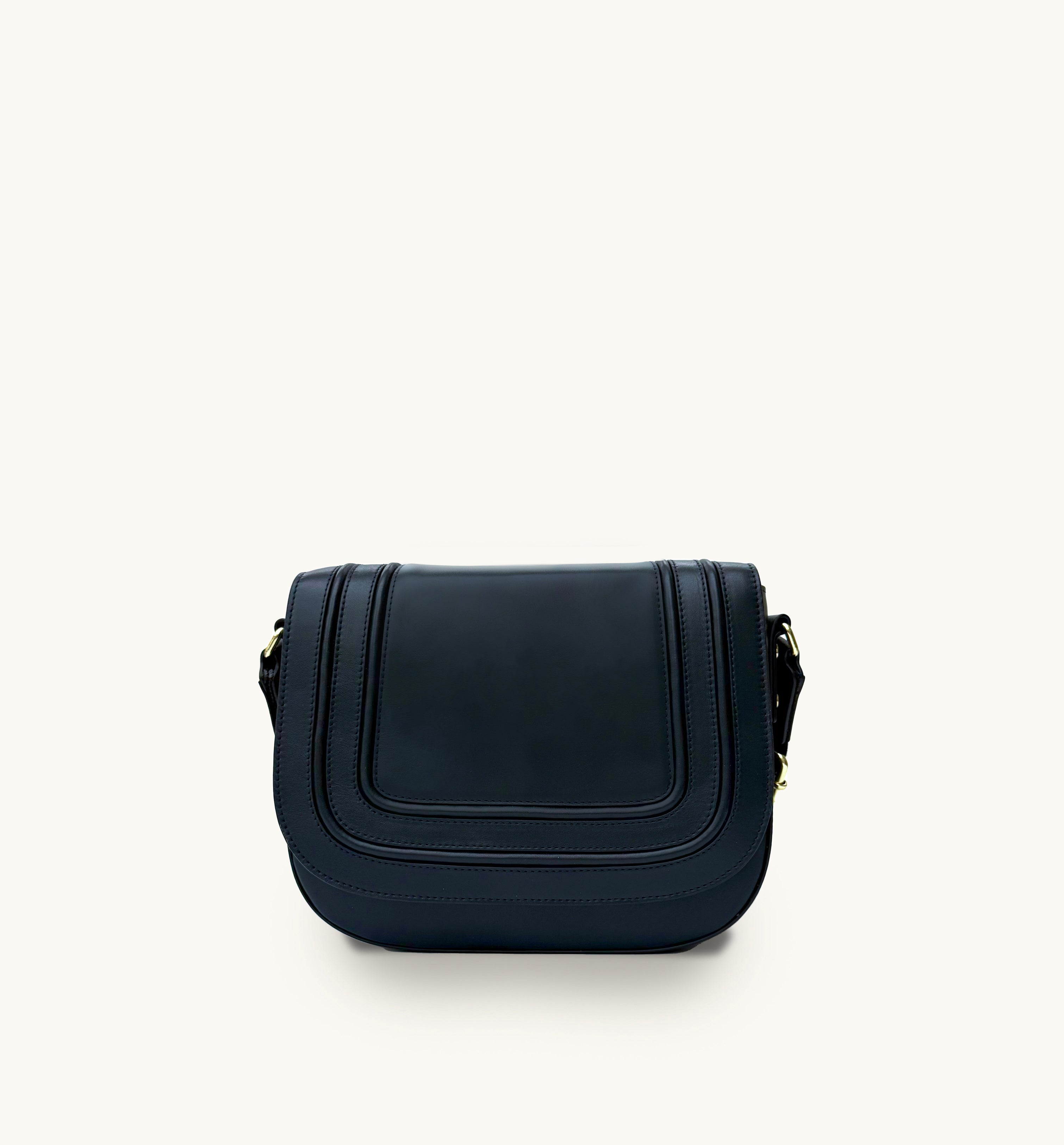 The Mimi Maxi Navy Leather Bag