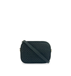 The Penelope Woven Leather Camera Bag