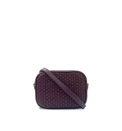 The Penelope Woven Leather Camera Bag