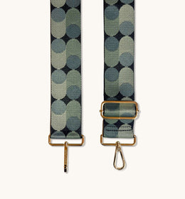 Pistachio Leather Crossbody Bag With Pistachio Pills Strap
