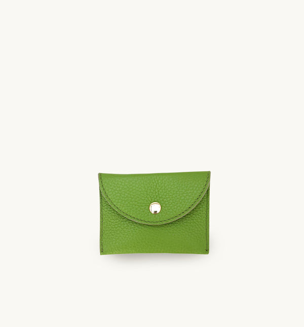Lime Green Leather Purse
