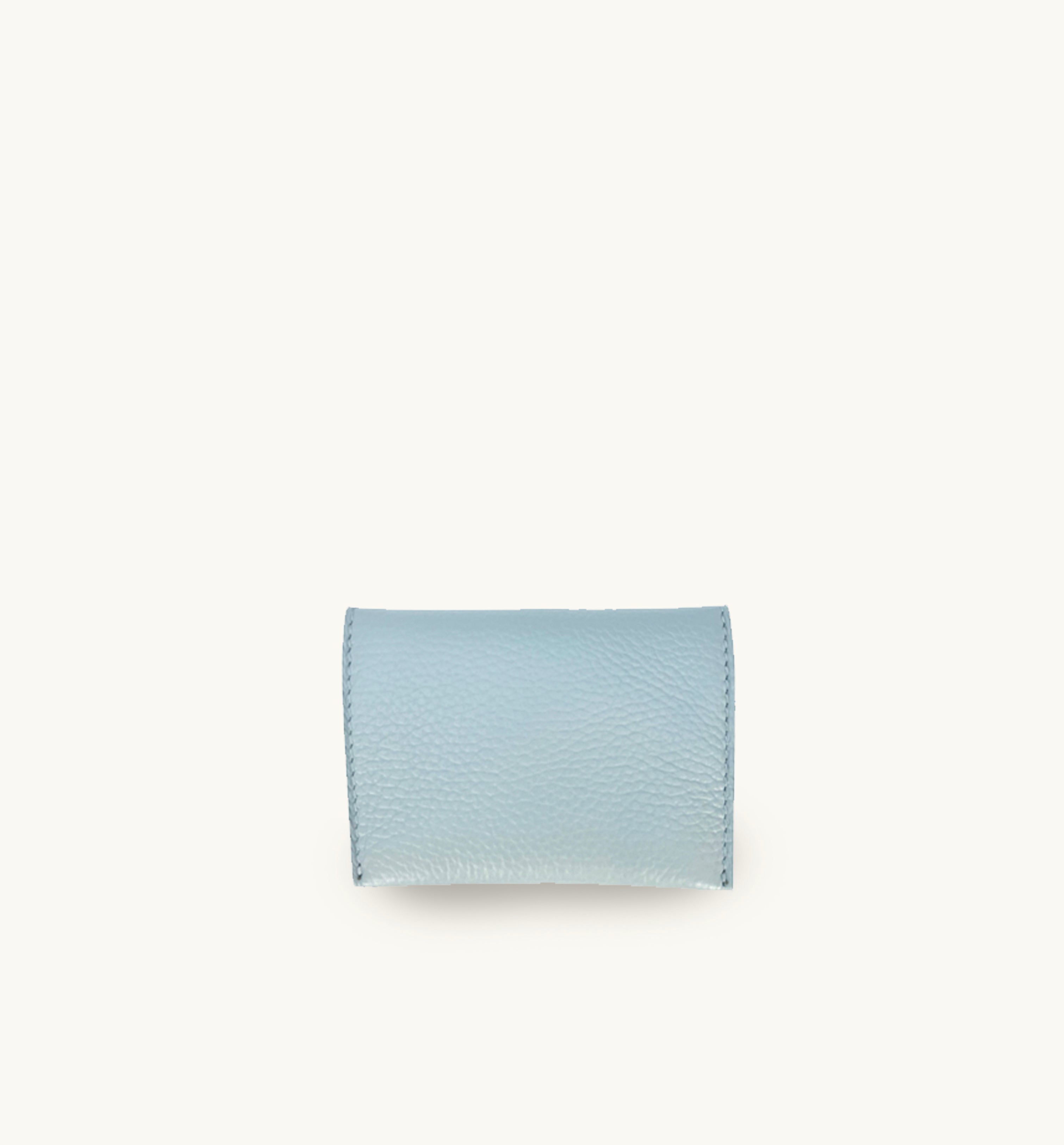 Pale Blue Leather Purse