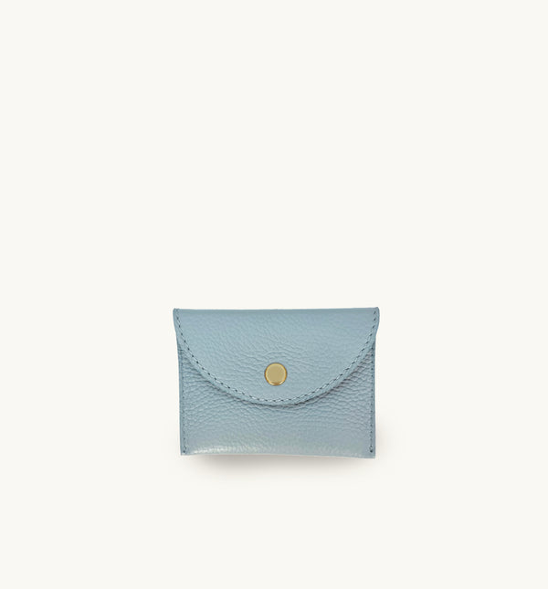 Apatchy Pale Blue Leather Purse
