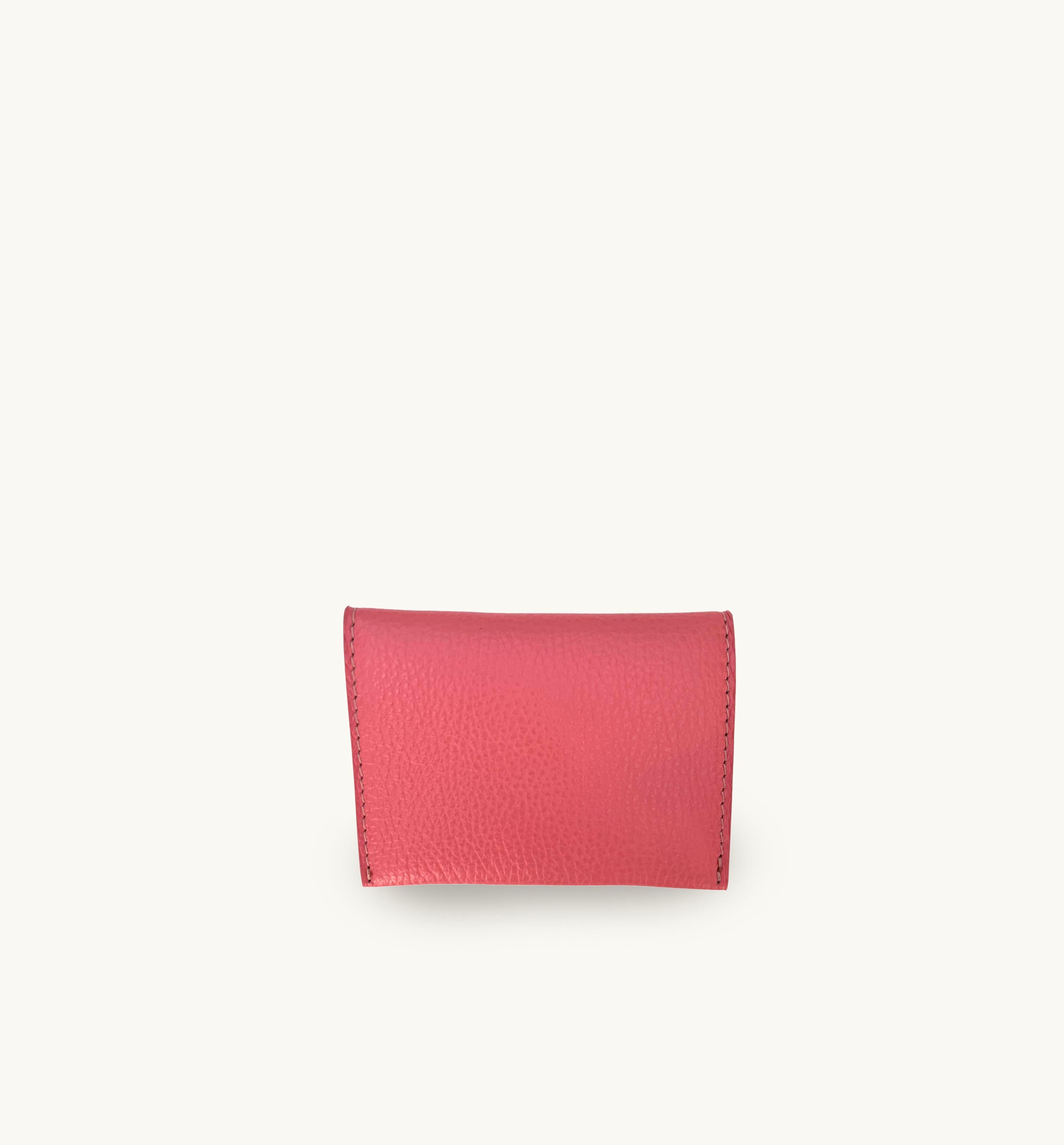 Bubblegum Pink Leather Purse