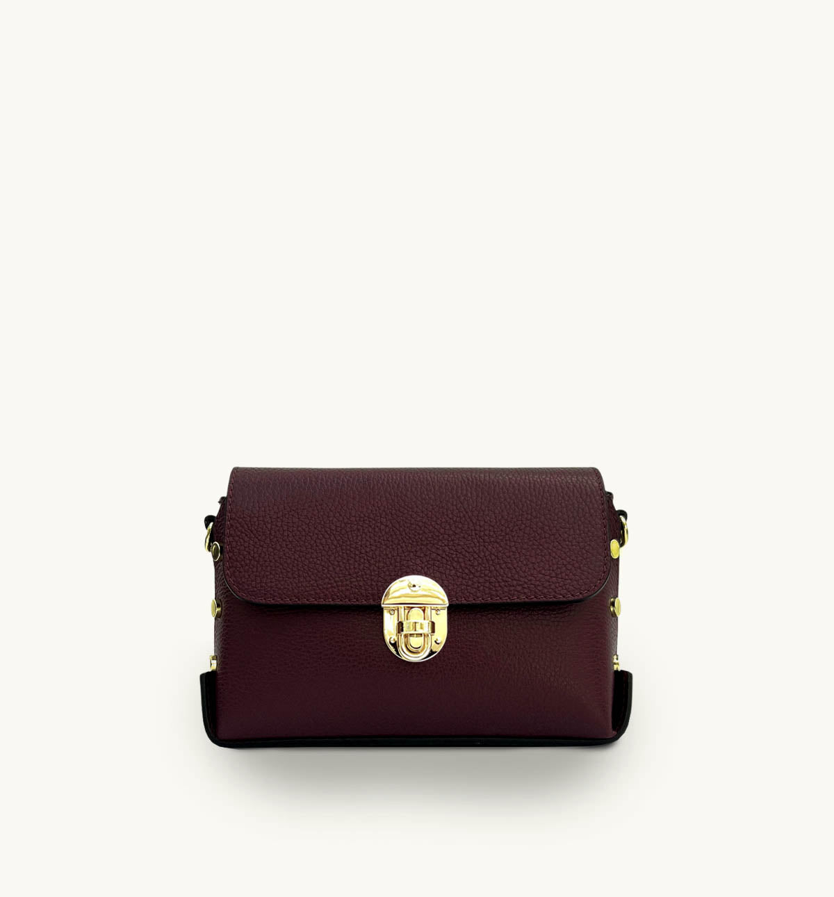The Bloxsome Burgundy Leather Crossbody Bag