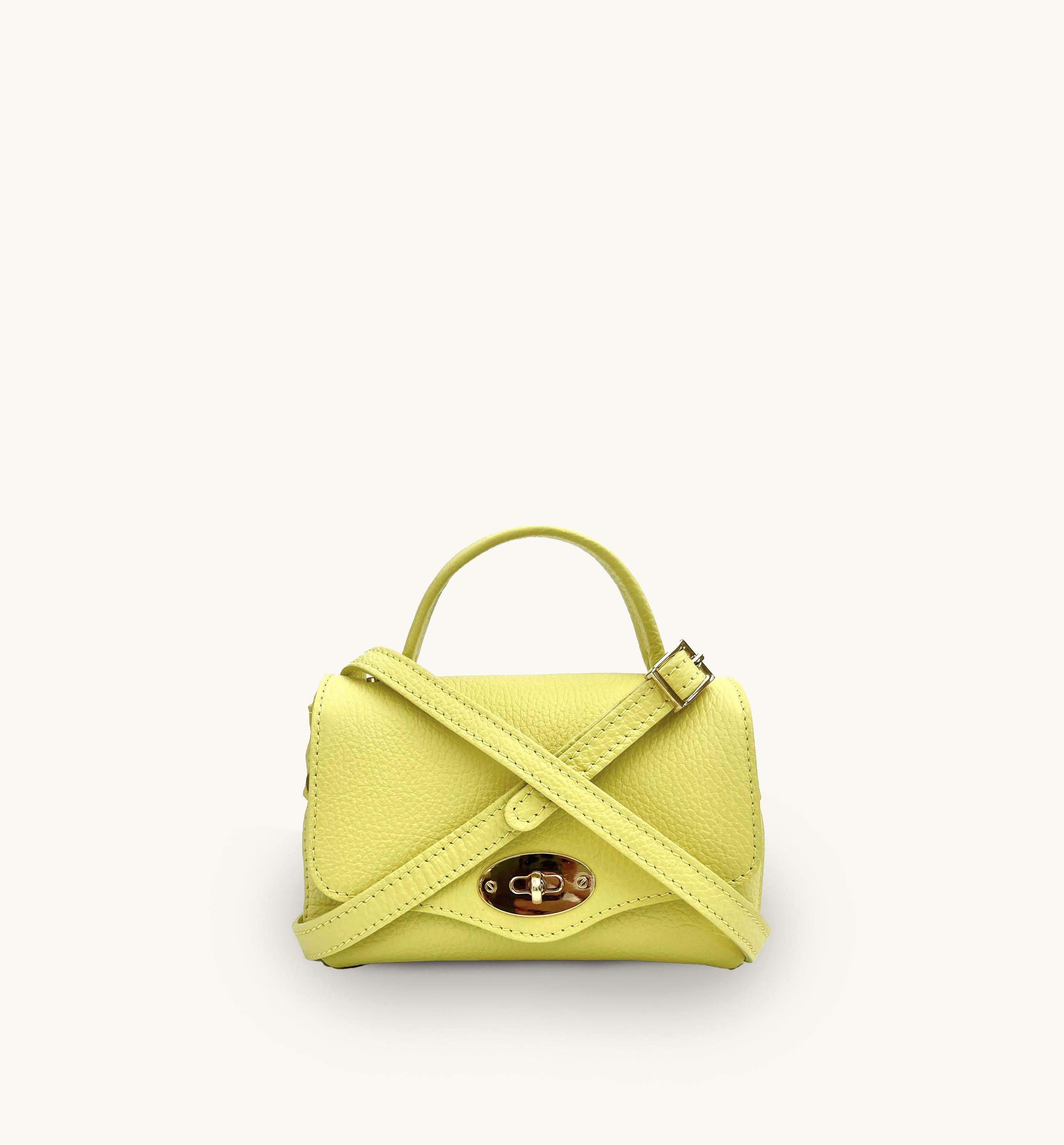 The Rachel Lemon Leather Bag