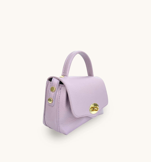 The Rachel Lilac Leather Bag