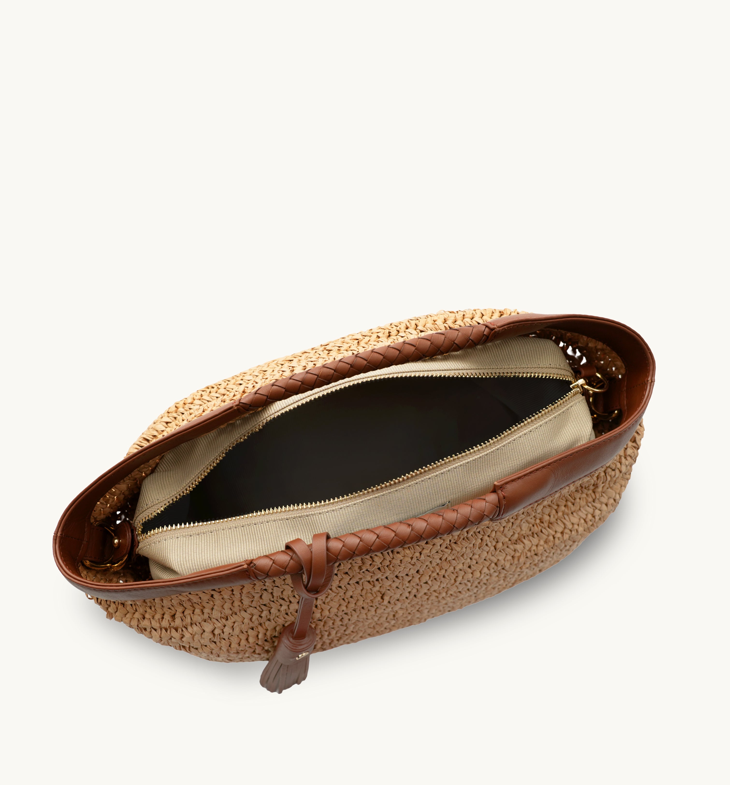 The Raffy Grab Bag with Leather Trim