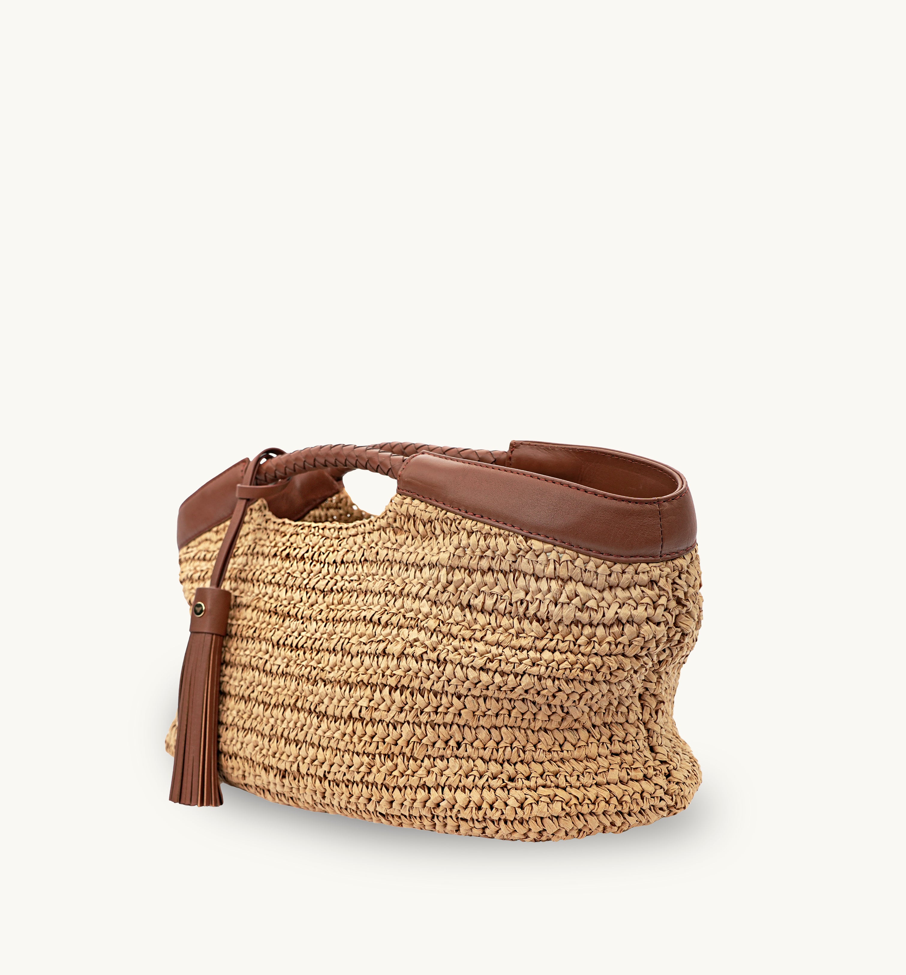 The Raffy Grab Bag with Leather Trim