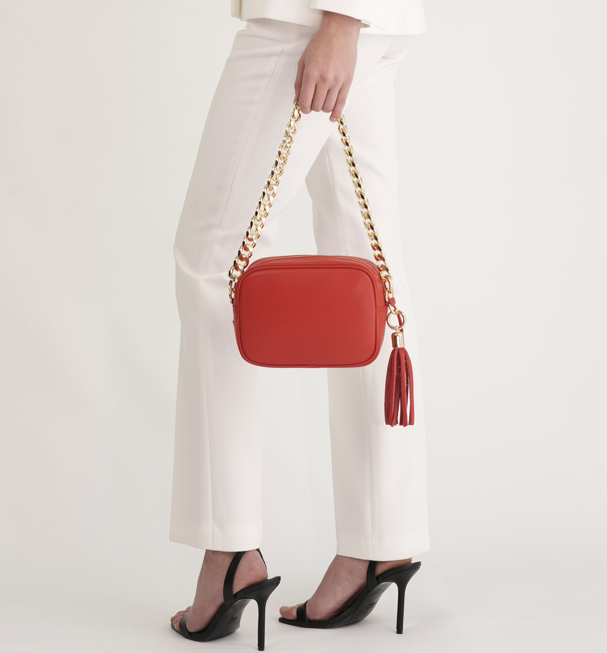 The Tassel Leather Crossbody Bag