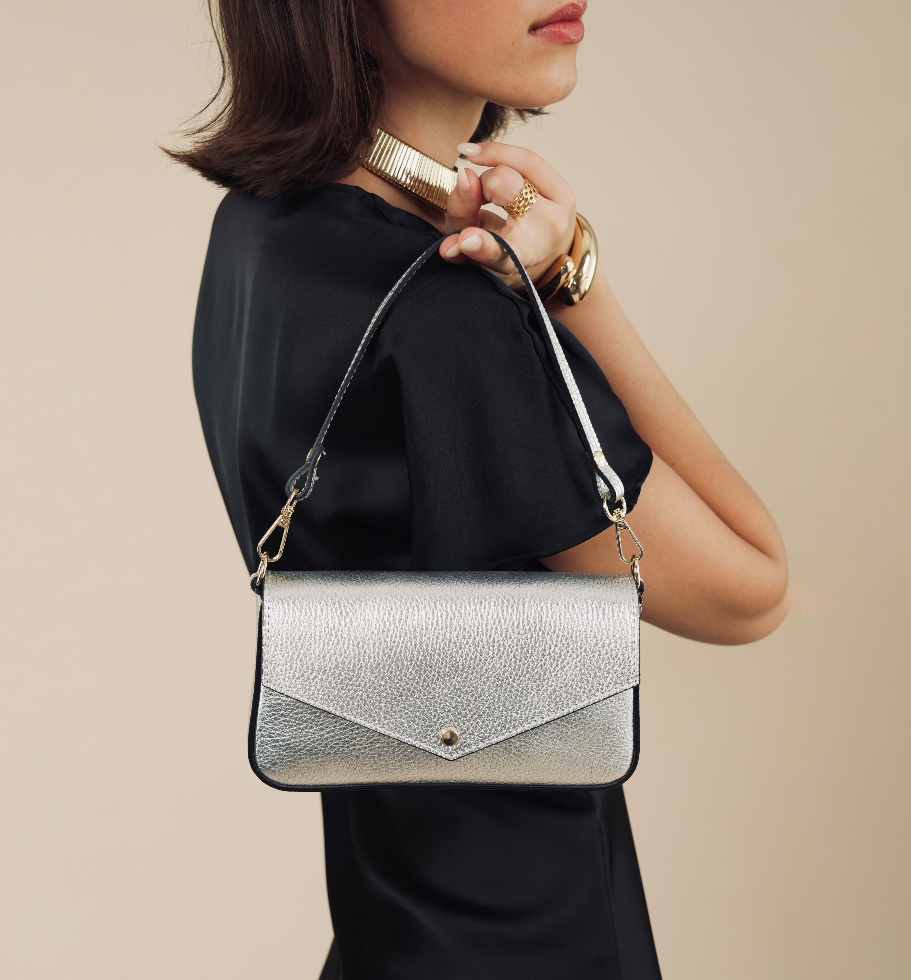 The Munro Leather Shoulder Bag