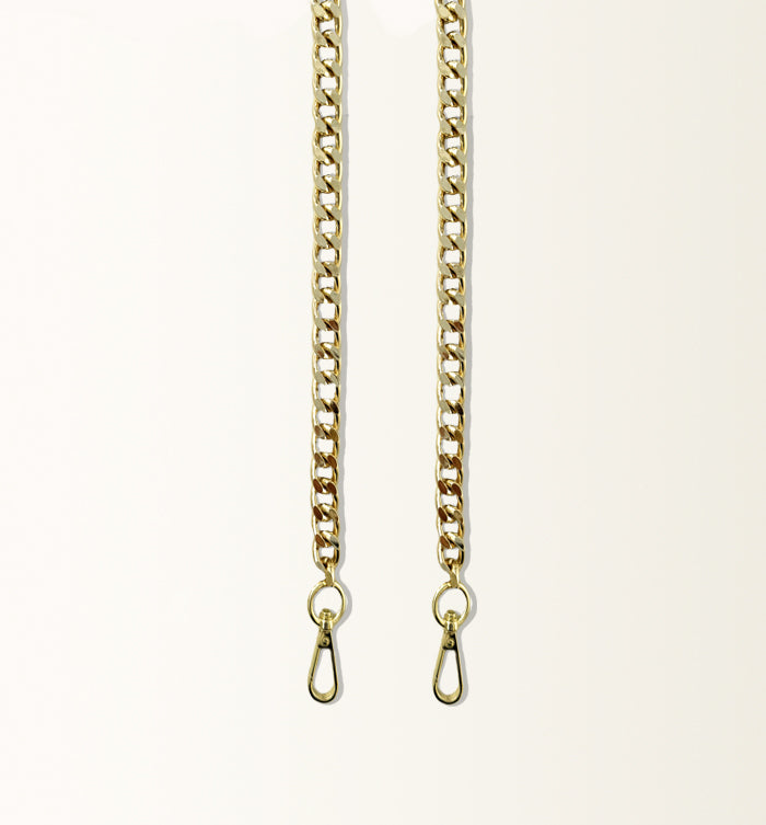 Slim Flat Shoulder Chain Strap - Apatchy London