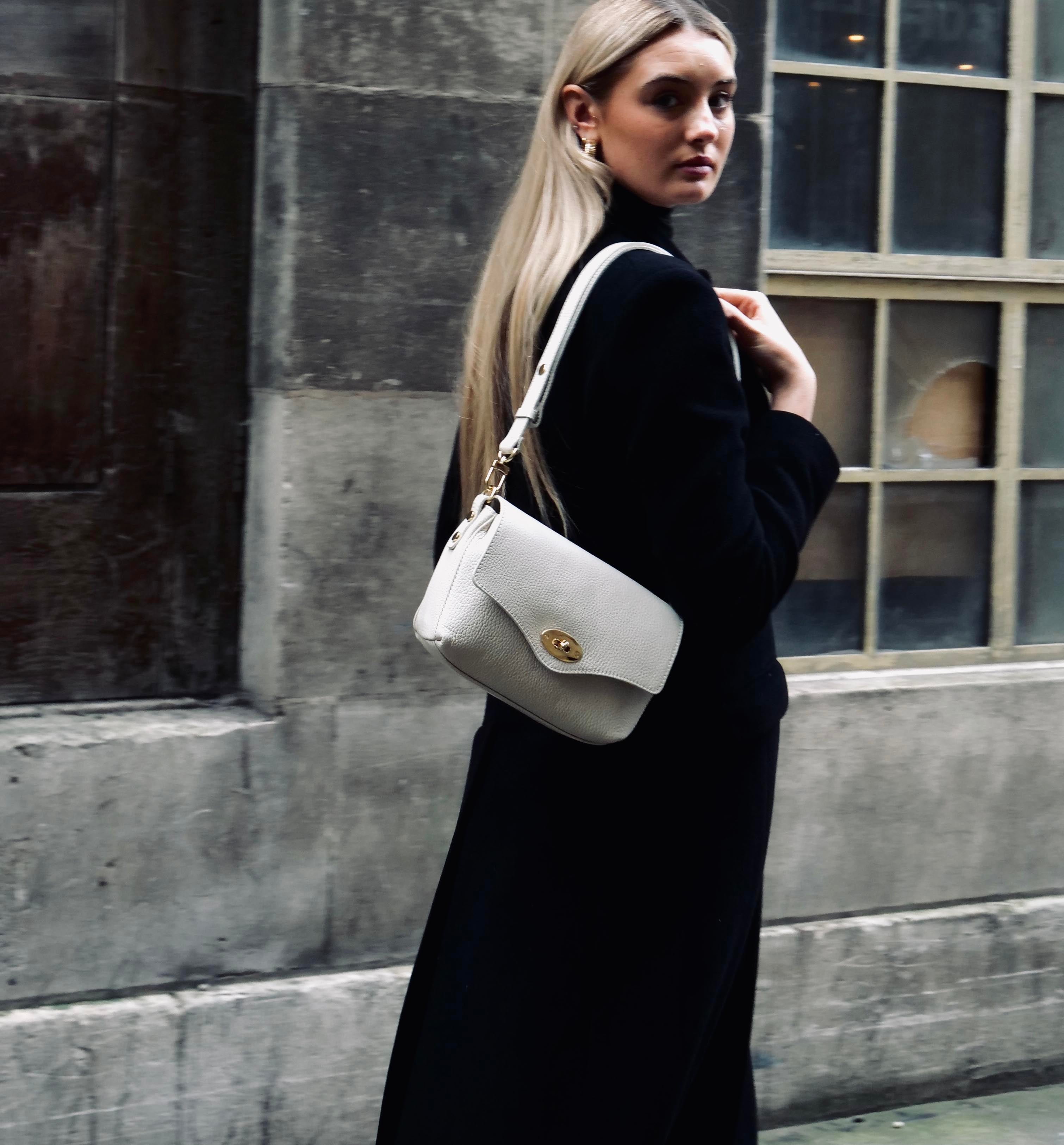 The Maddie Midi Stone Leather Bag