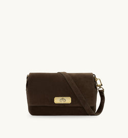 The Maisie Midi Suede Bag