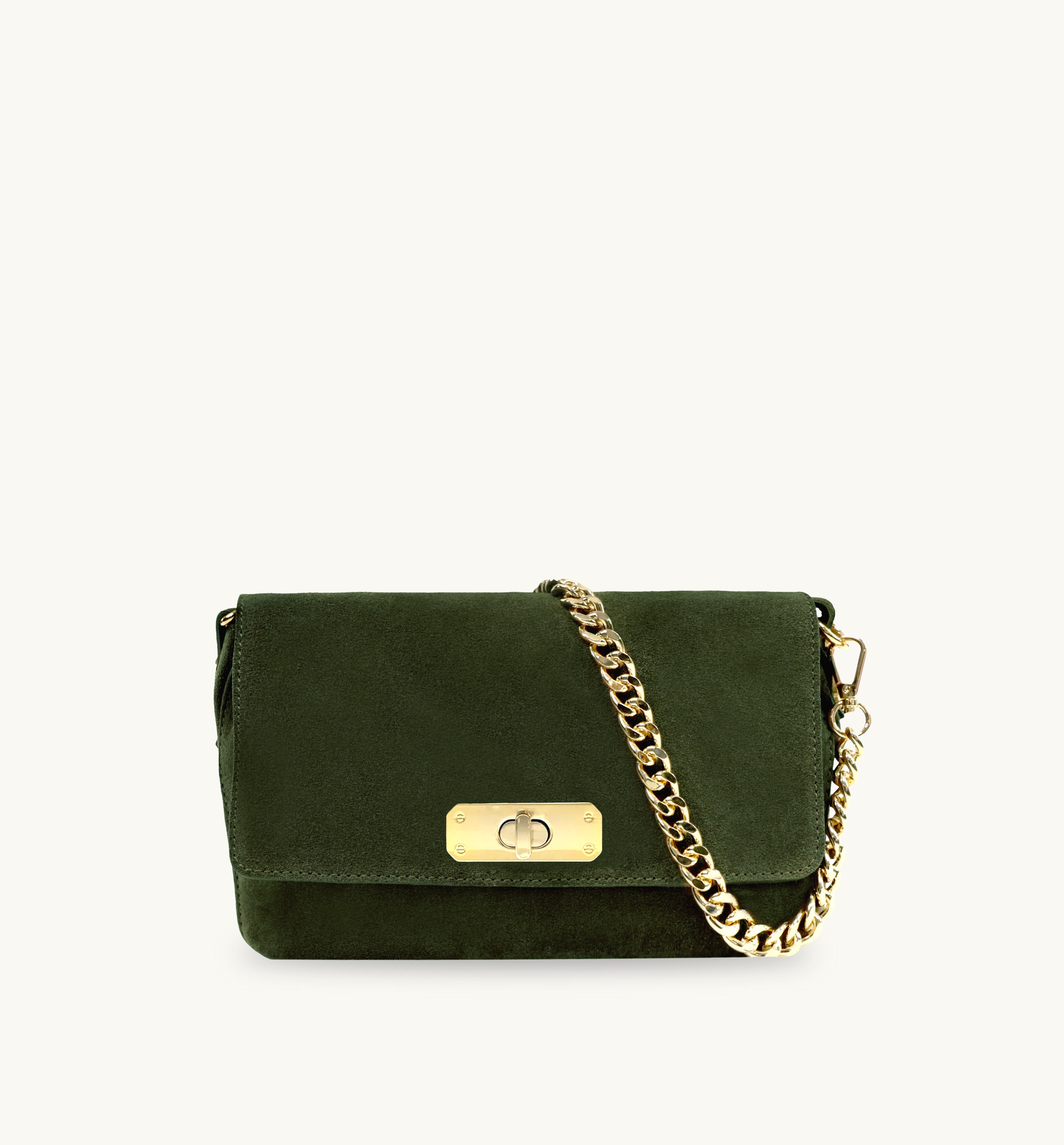 The Maisie Midi Suede Bag