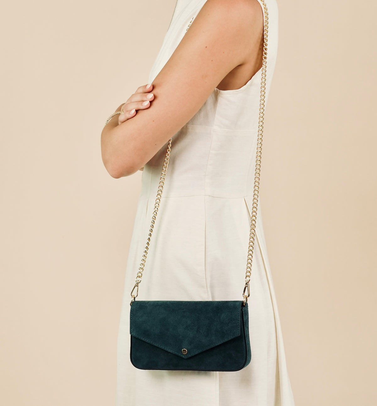 The Munro Suede Shoulder Bag