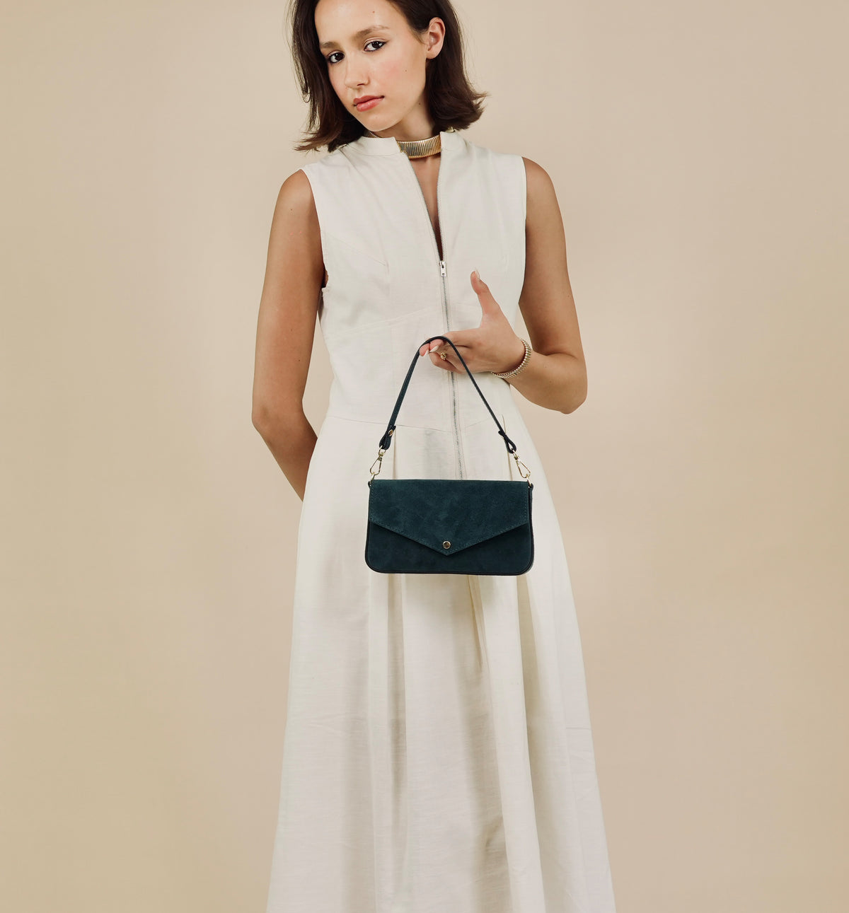 The Munro Suede Shoulder Bag