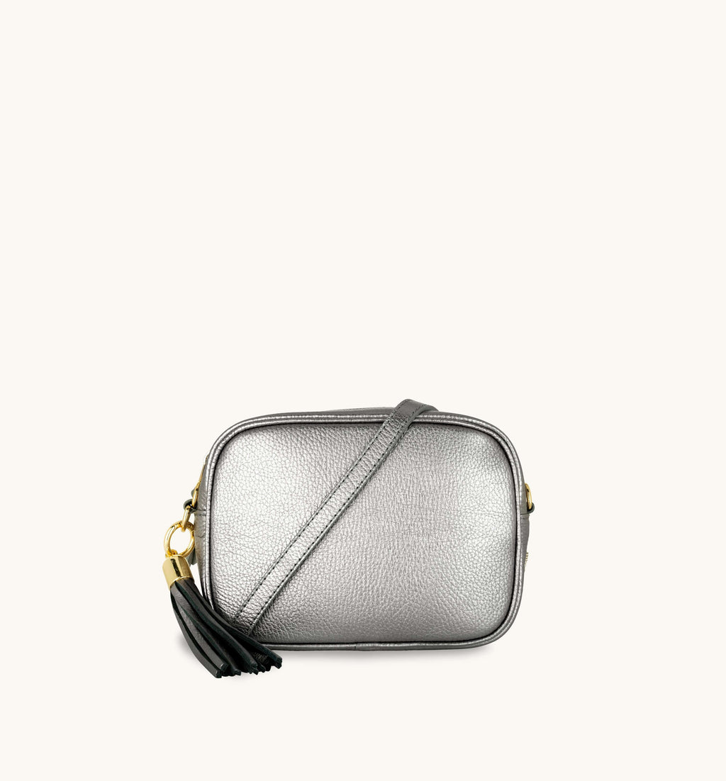 White Leather Crossbody Bag - Apatchy London