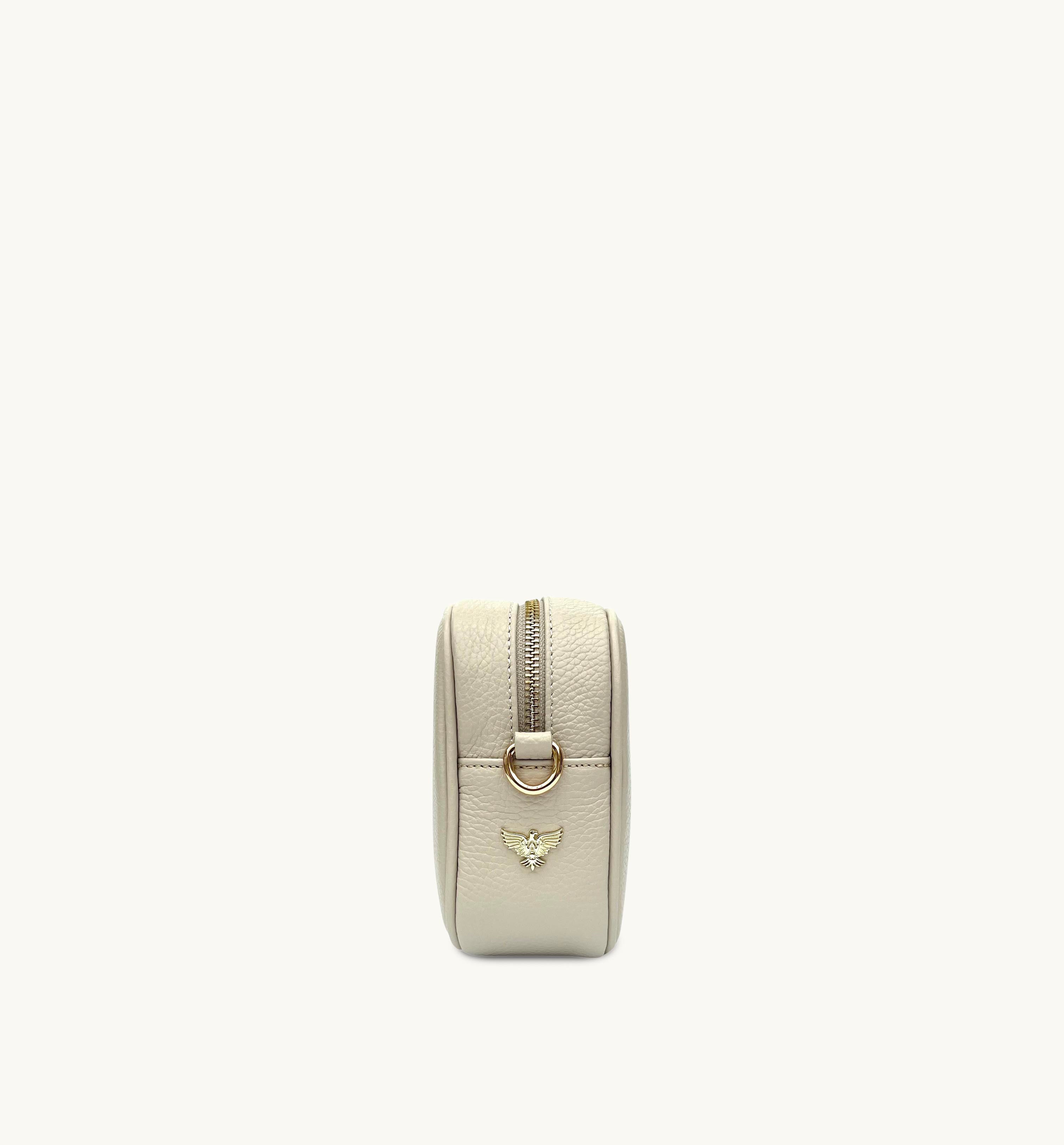 The Tassel Stone Leather Crossbody Bag