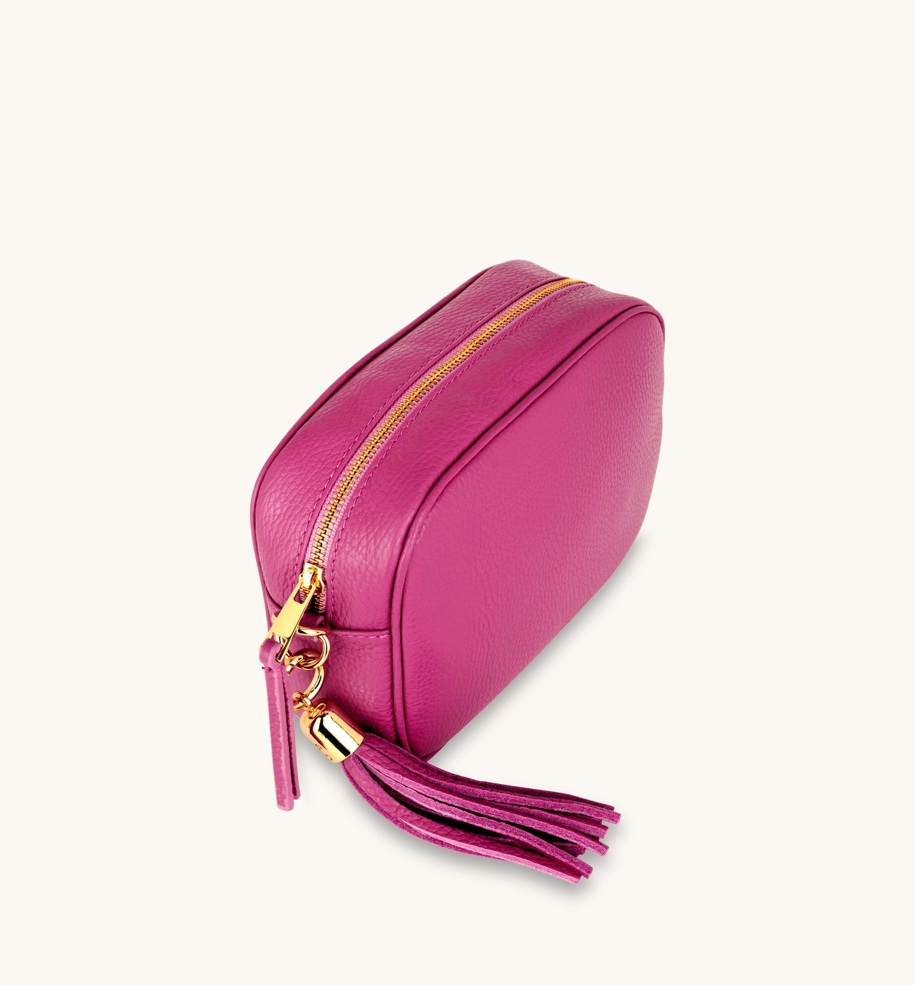 The Tassel Barbie Pink Leather Crossbody Bag