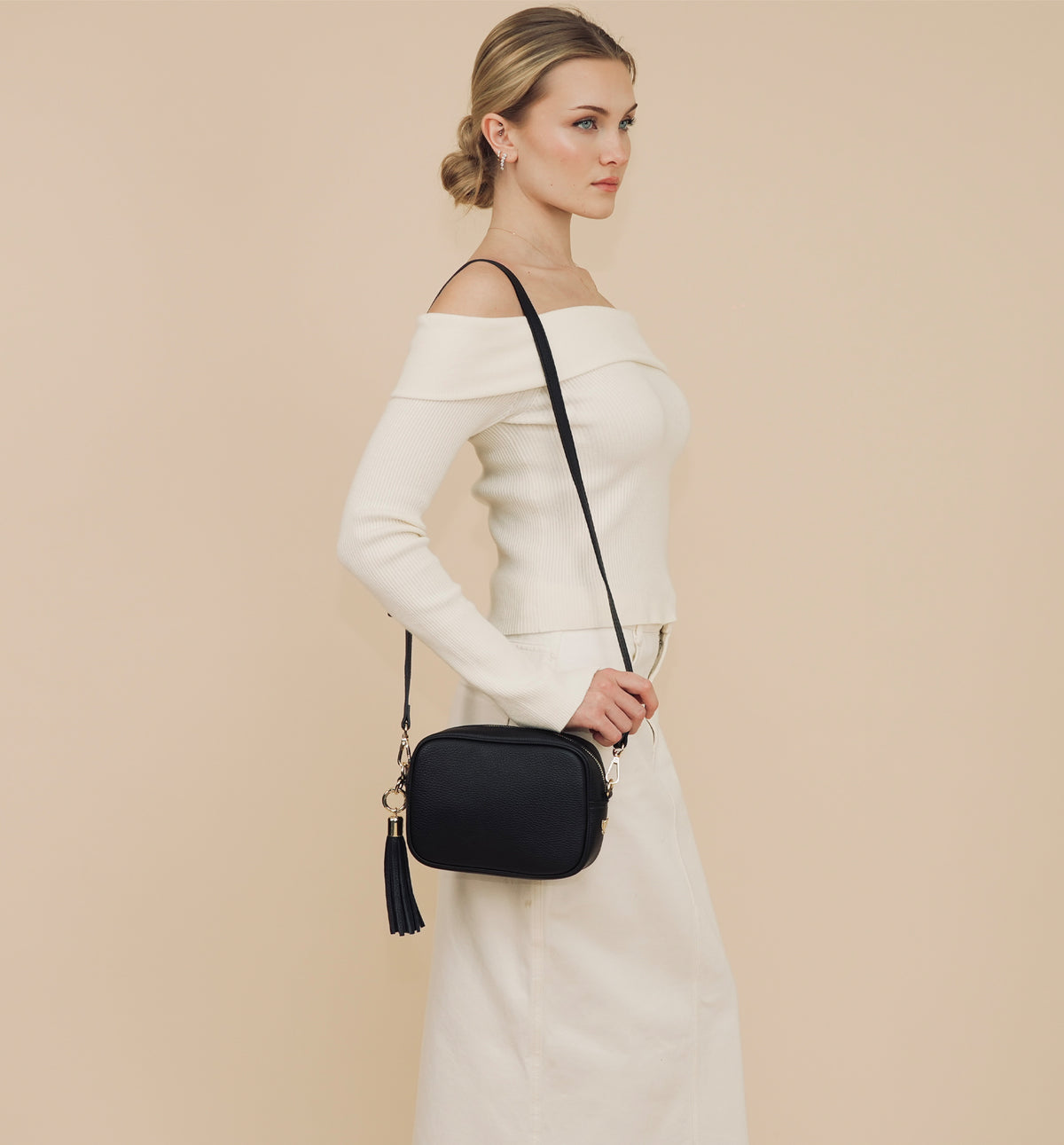The Tassel Leather Crossbody Bag