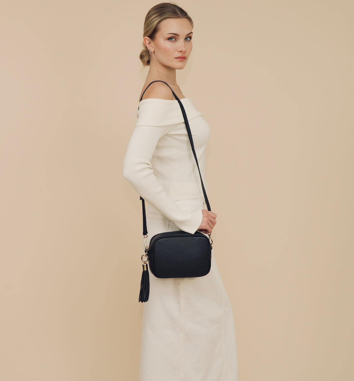 The Tassel Leather Crossbody Bag