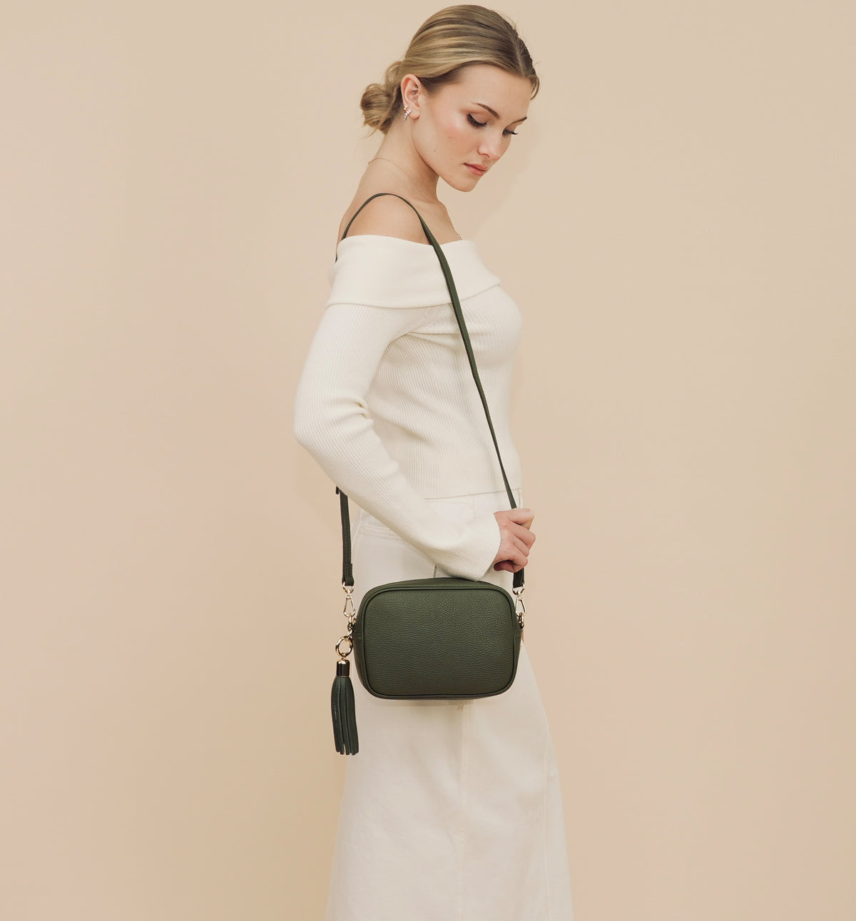 The Tassel Leather Crossbody Bag