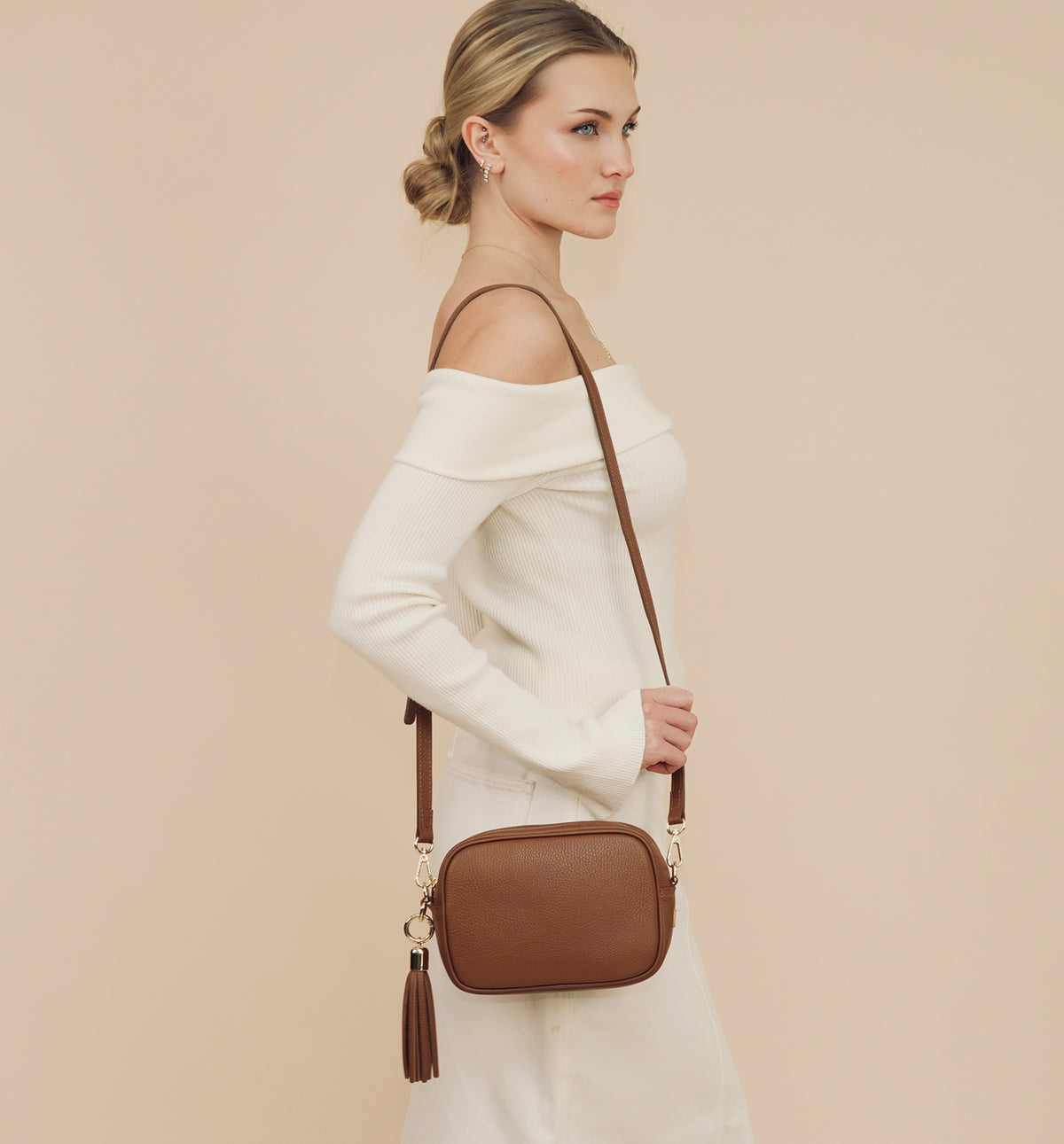 The Tassel Leather Crossbody Bag
