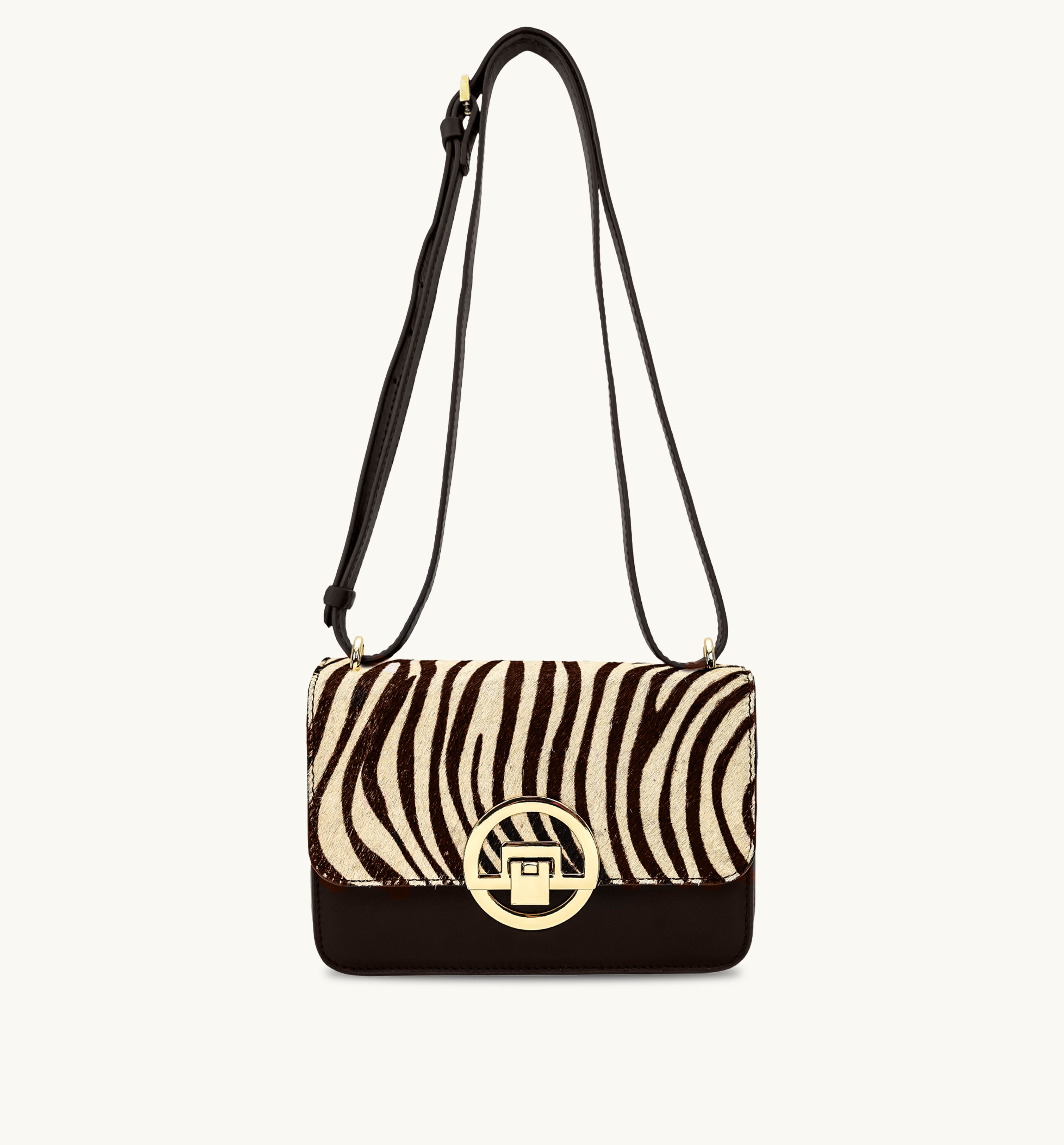 The Tilly Zebra Hair-On Leather Bag