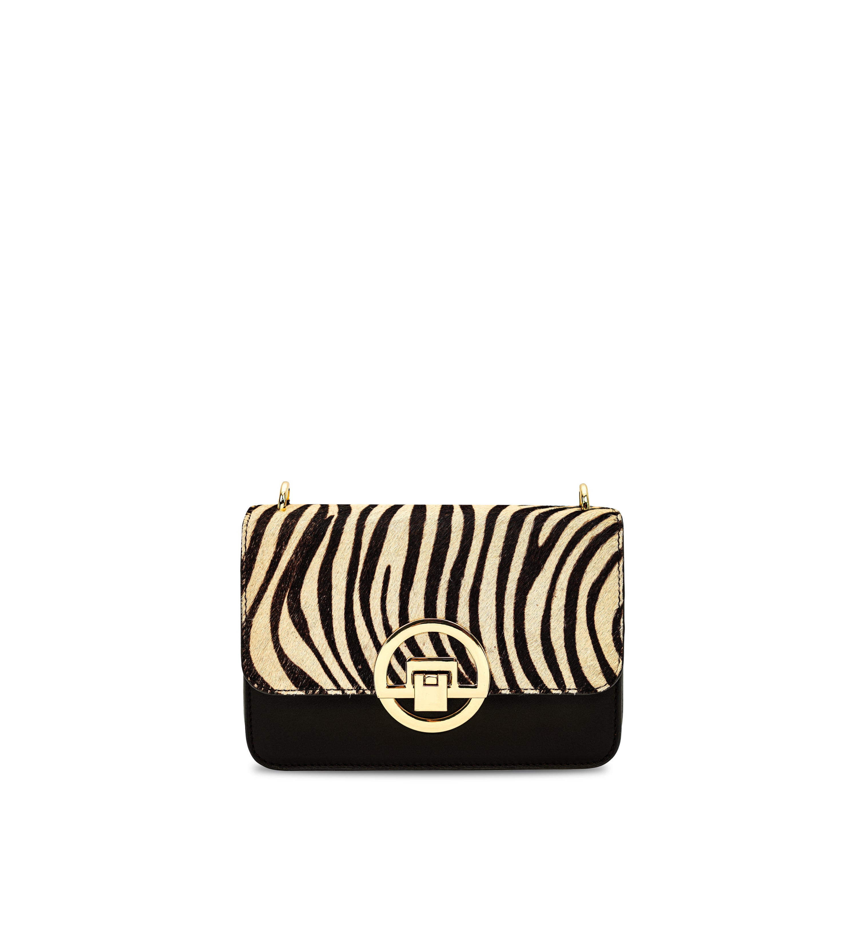 The Tilly Zebra Hair-On Leather Bag