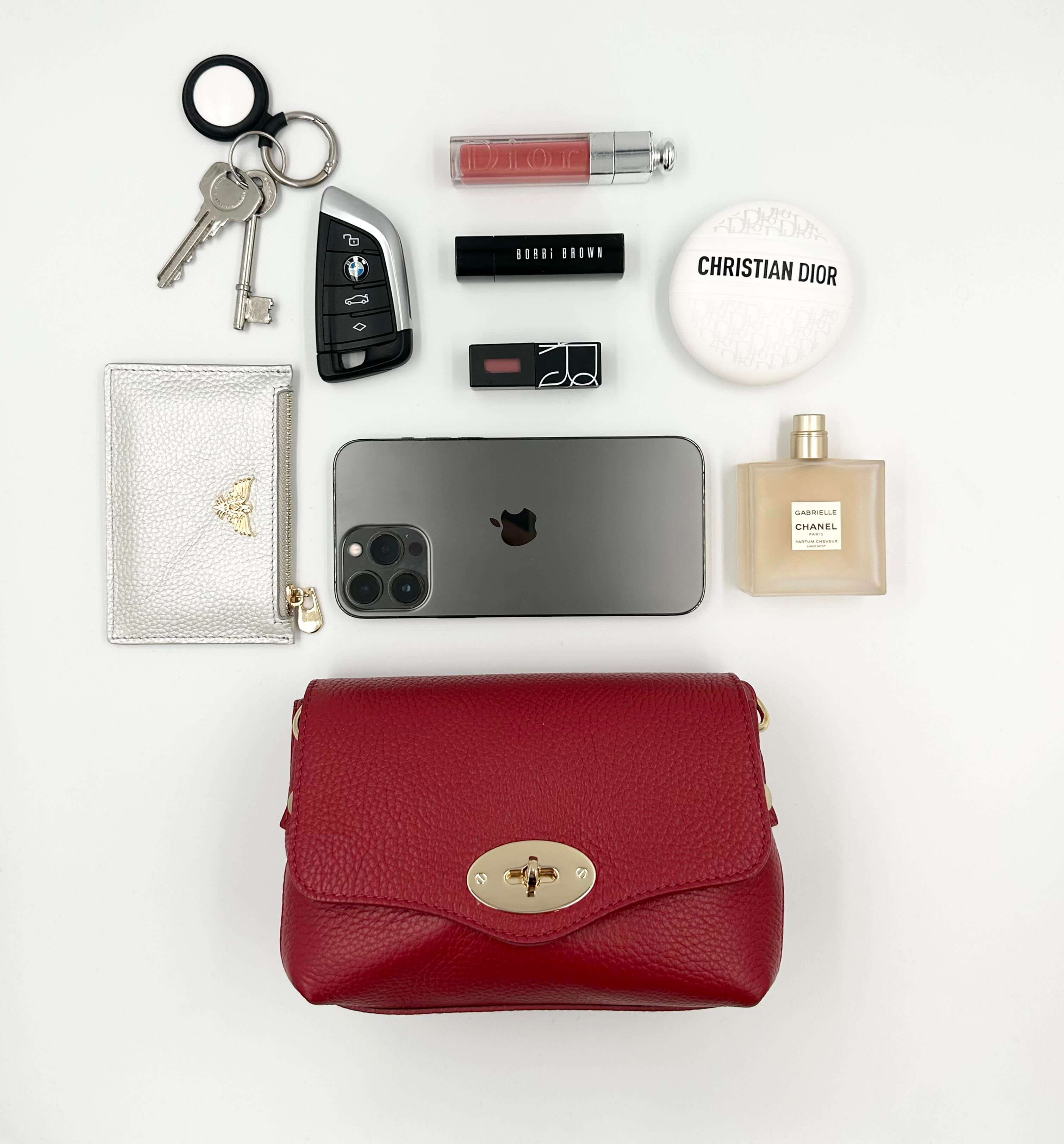 The Maddie Cherry Red Leather Bag