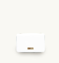 The Grace White Leather Bag