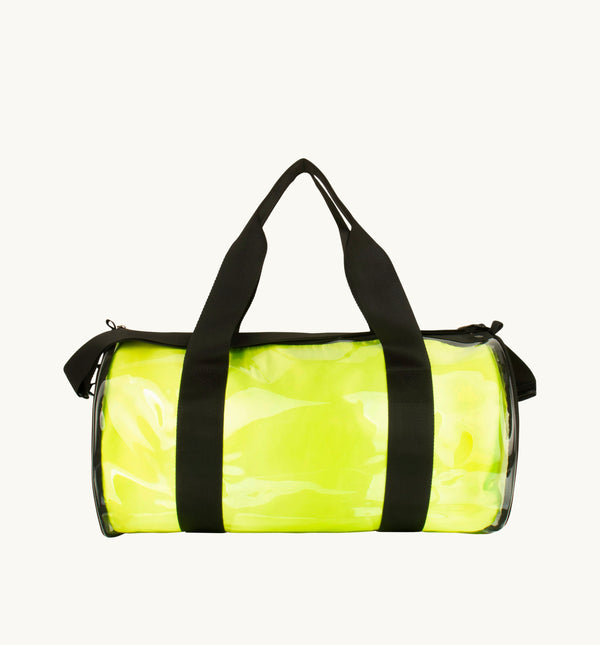 Kit Bag With Neon Yellow Satin Liner