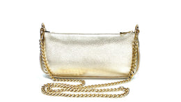 The Emily Gold Leather Bag
