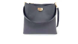 apatchy dark grey leather tote bucket shoulder bag for women